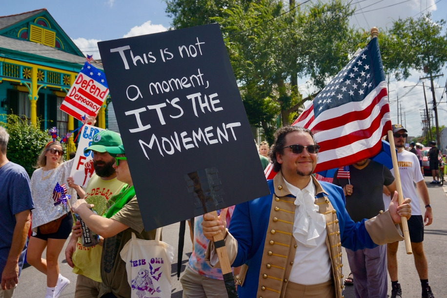 No Kings Protest, New Orleans